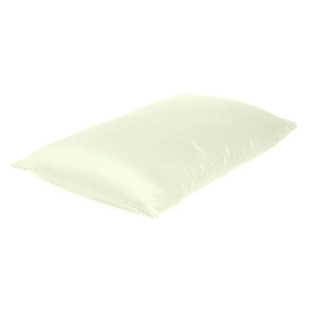 Oussum Standard Home Decorative Silky Comfortable Satin Pillow Cover Set of 2